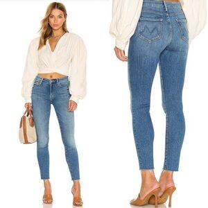 REVOLVE X MOTHER The Looker Ankle Fray In A Groovy Kind Of Love Jeans ❤️